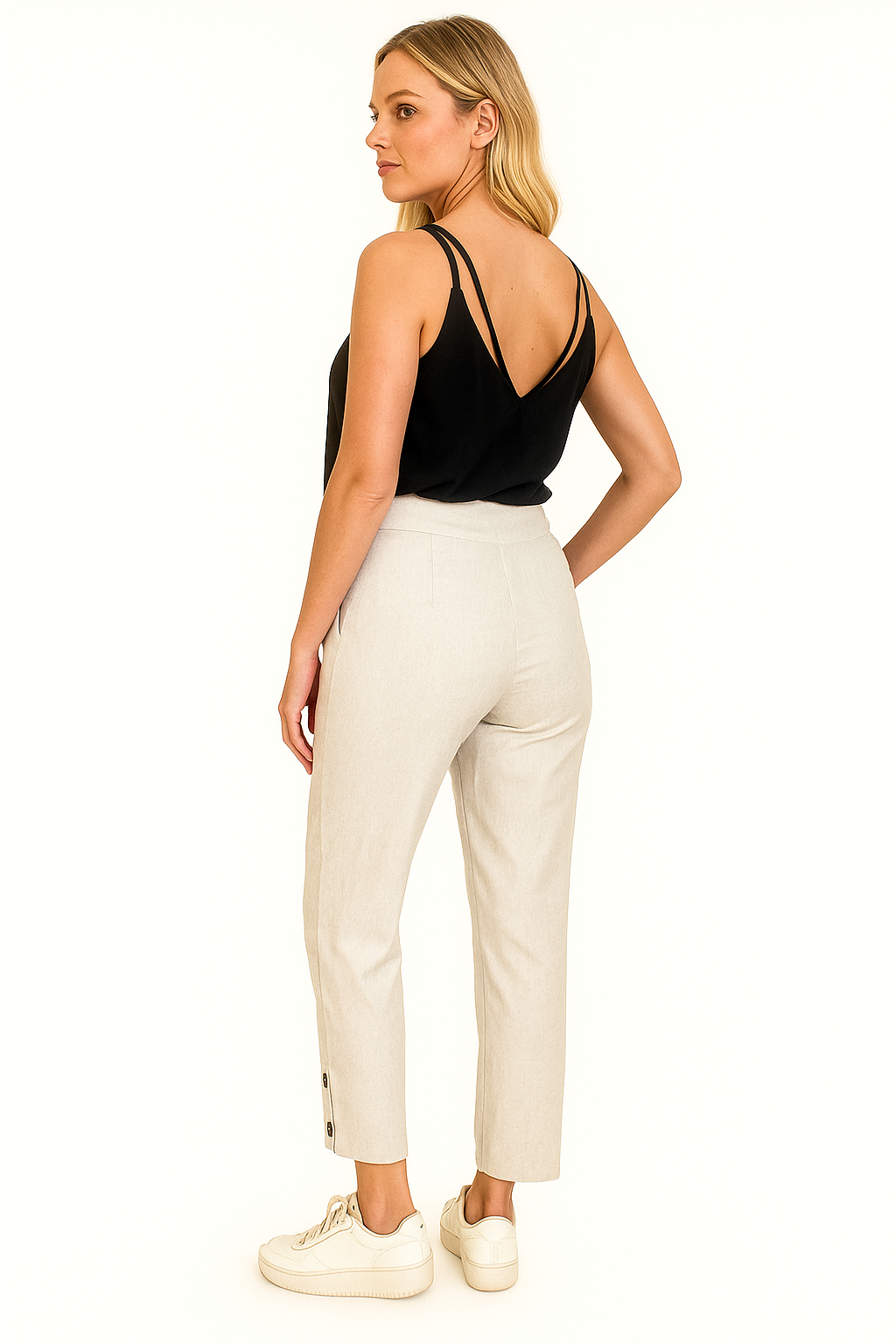 Pantalón 3/4 Beige