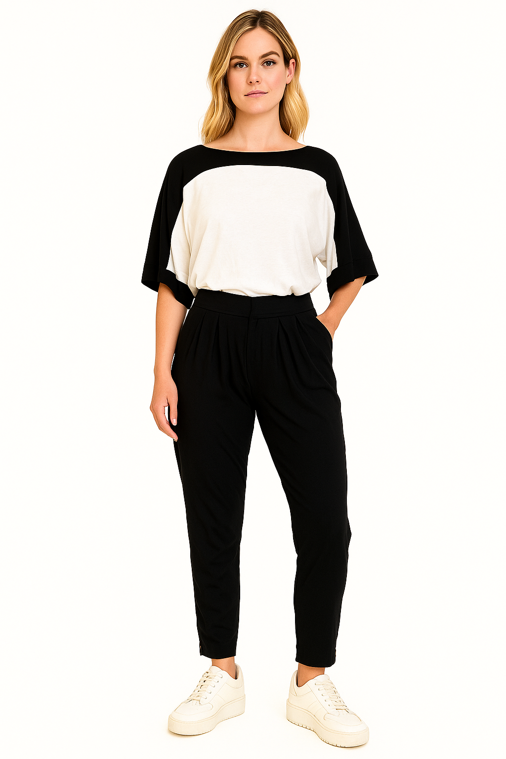 Conjunto Bicolor Negro