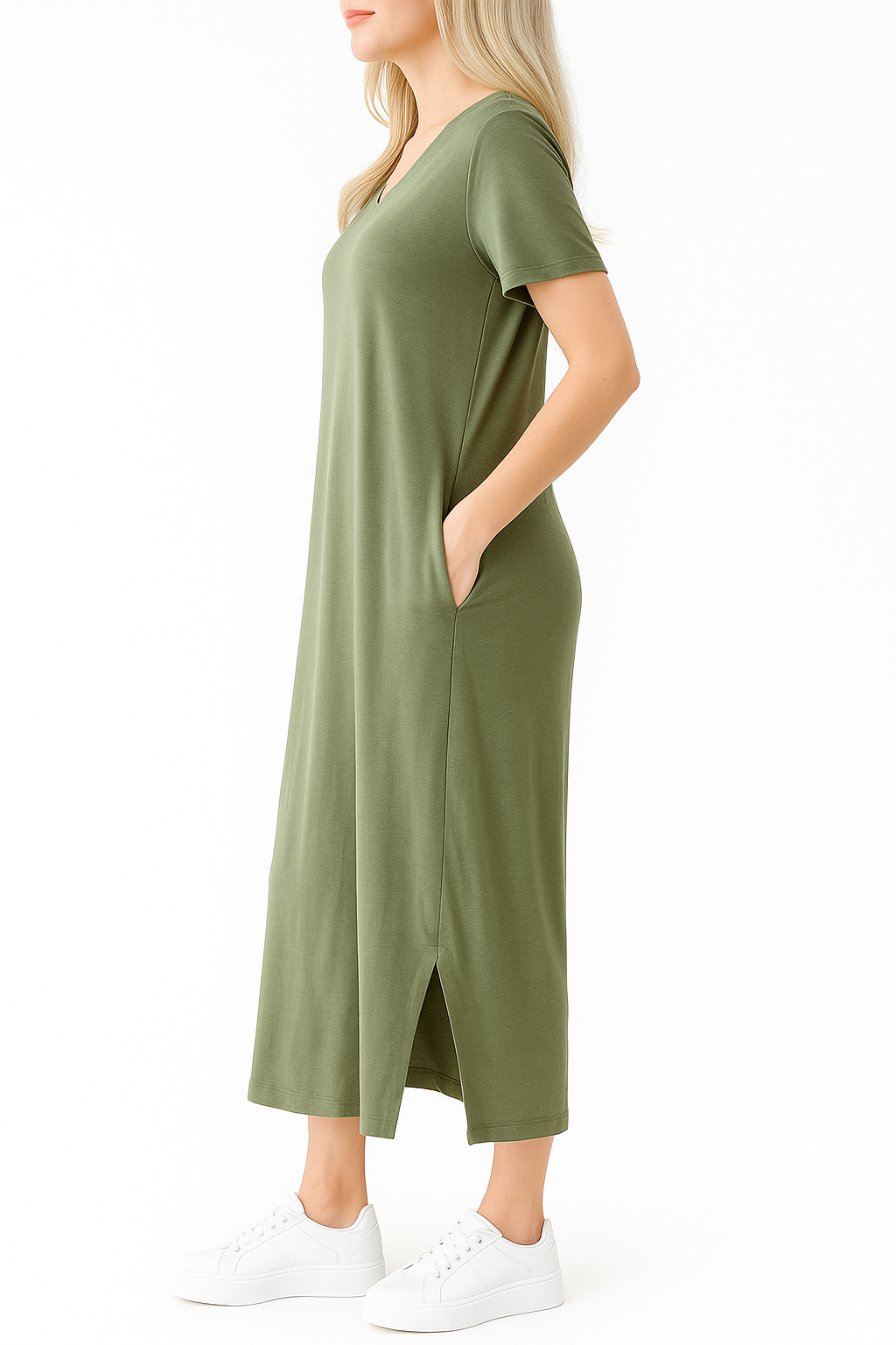 Vestido Básico Bolsillo