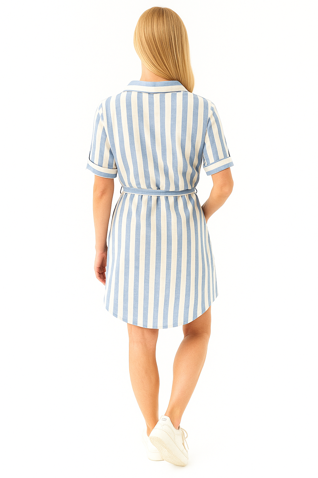 Vestido Camisero Azul