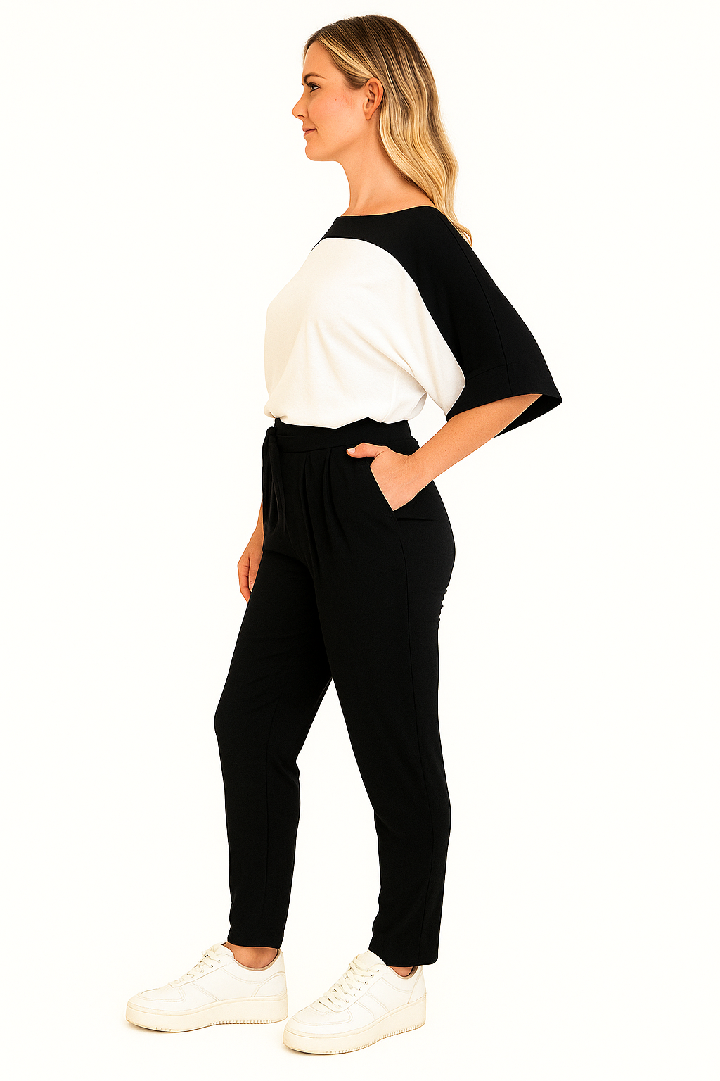 Conjunto Bicolor Negro