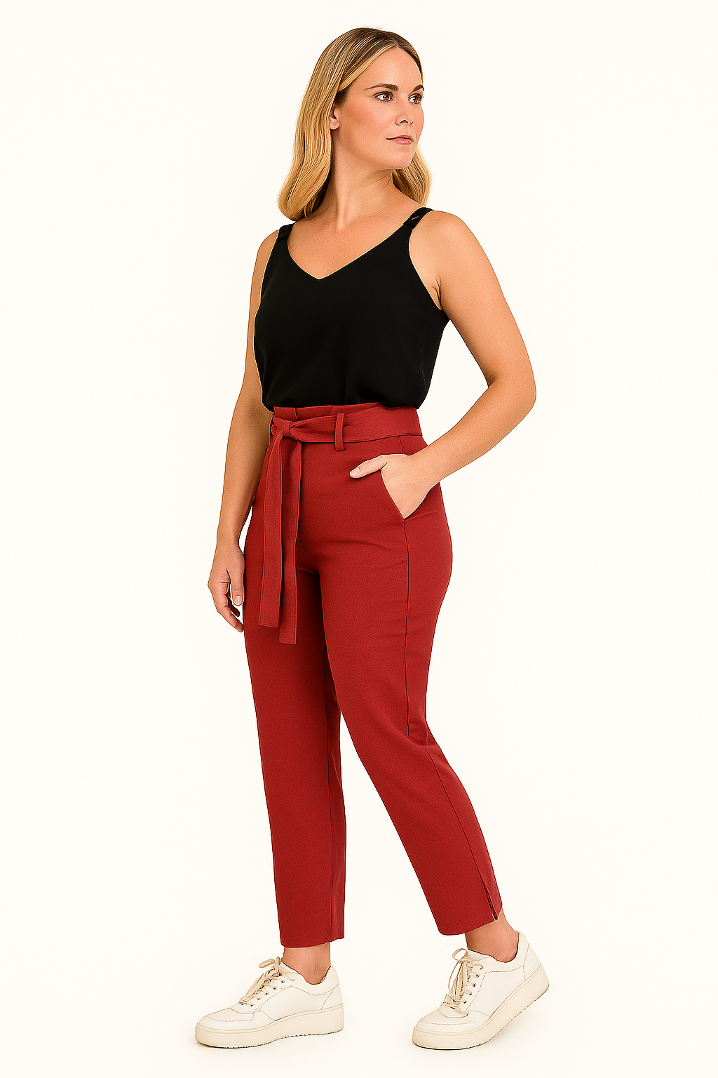 Pantalon 3/4 Terracota