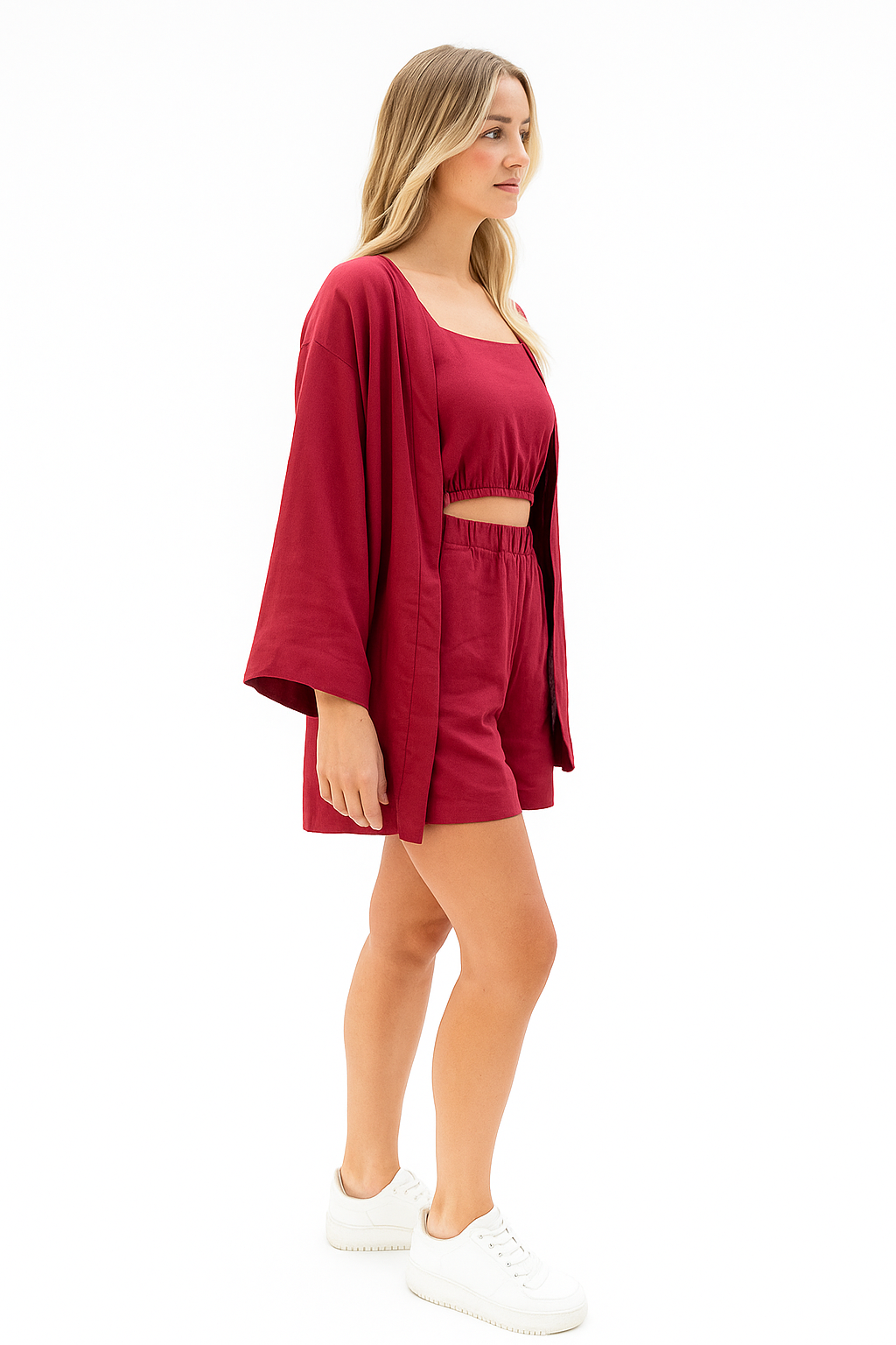 Conjunto Tres Partes fucsia