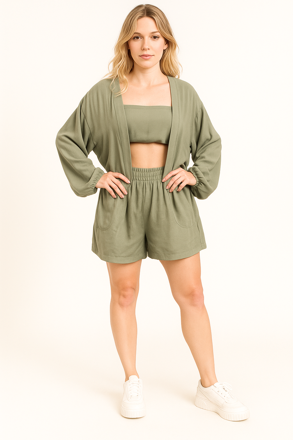 Conjunto Tres Partes Verde